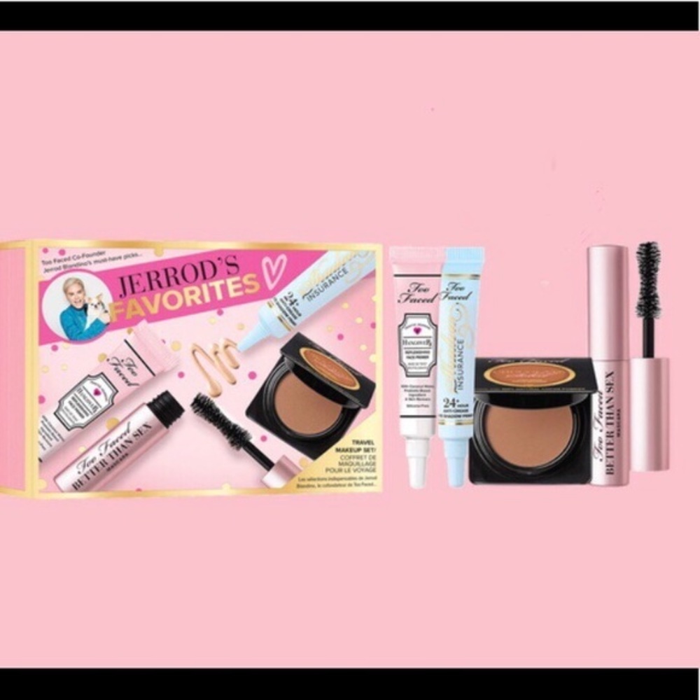 Too Faced "Jerrod's Favorites" Travel Set NIB
